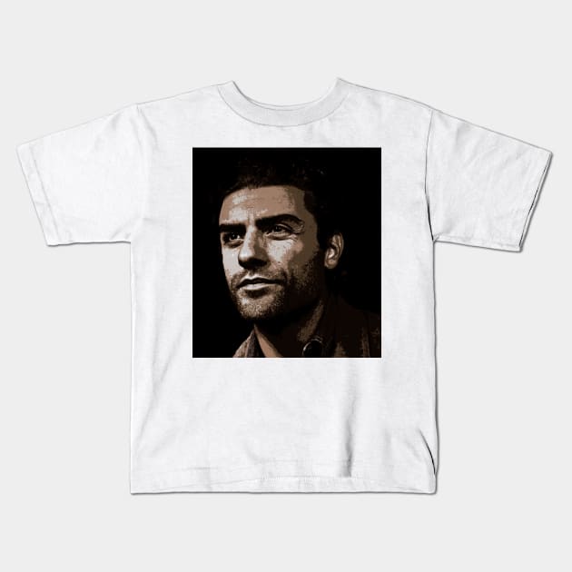 oscar isaac Kids T-Shirt by oryan80